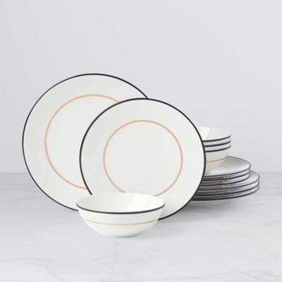 Kate Spade Make It Pop 12-Piece Dinnerware Set 895090, 882864869883