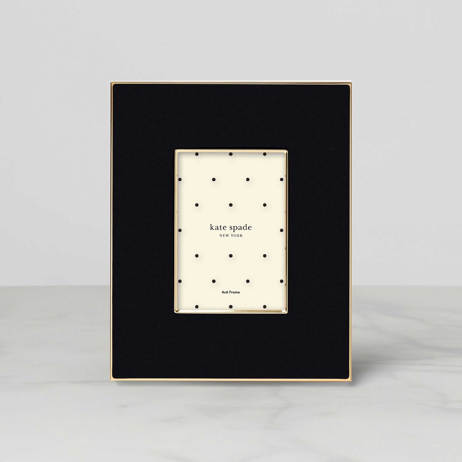 Kate Spade Make It Pop 4 x 6 Inch Picture Frame Black 898281, 882864872395