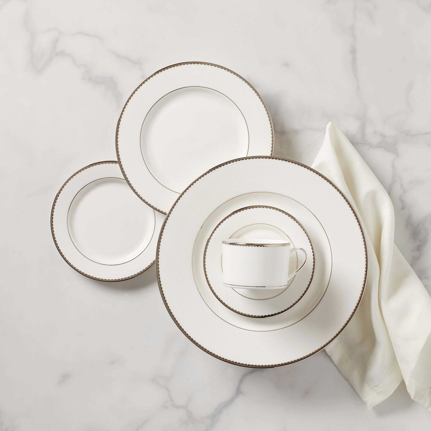 Kate Spade Sugar Pointe 5-Piece Place Setting 847403, 882864511034