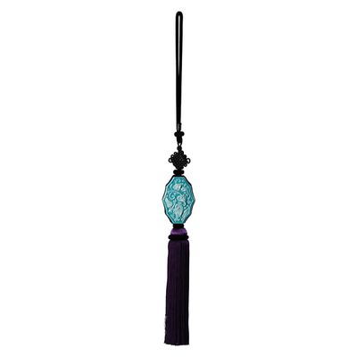 Jean Boggio Talisman Curtain Tassel Turquoise With Purple Tassel JB00537T