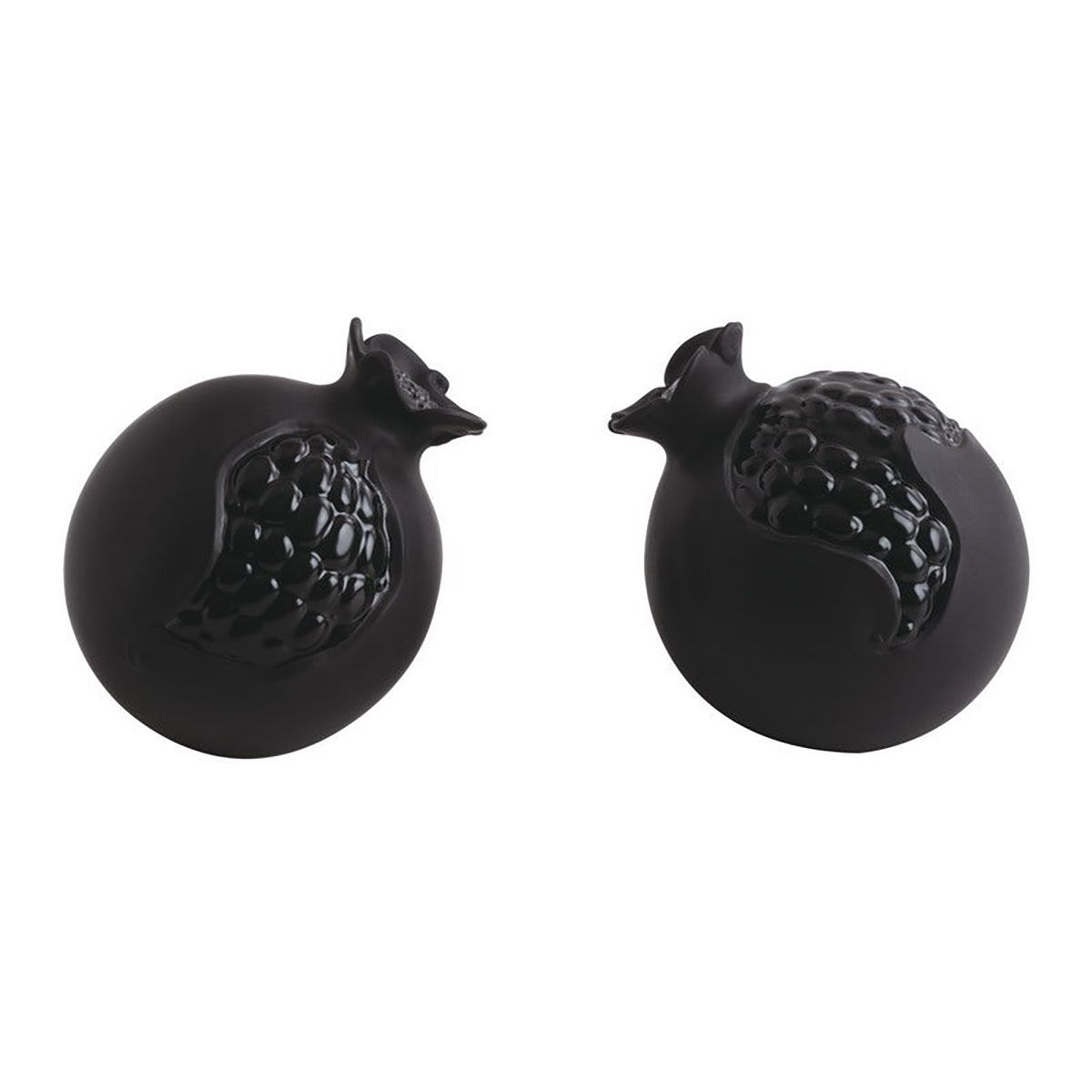 Jean Boggio Pomegranate Salt &amp; Pepper Shakers Black JB00929B
