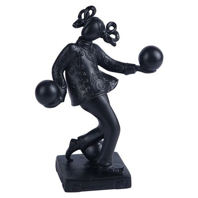 Jean Boggio The Dancer With Balloons Figurine Black JB00271B