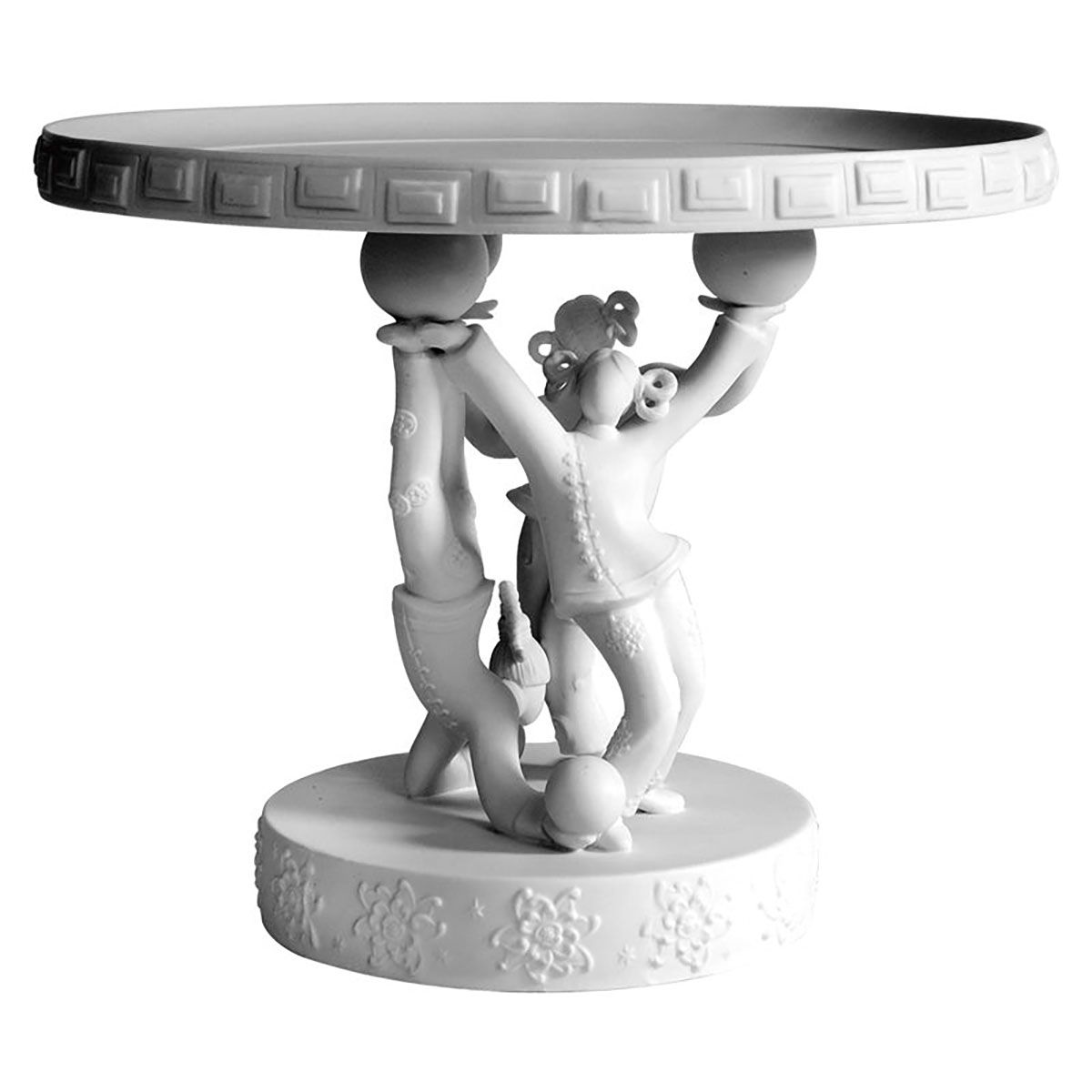 Jean Boggio Circus Pedestal Plate White JB00274W
