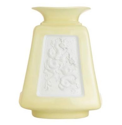 Jean Boggio Dragon Vase Ivory White Bisque JB00815IW