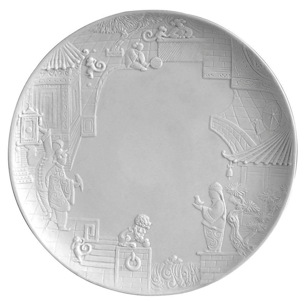 Jean Boggio China Impression Dessert Plate White JB00313W