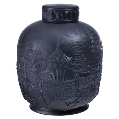 Jean Boggio China Impression Ginger Jar Black JB00361B