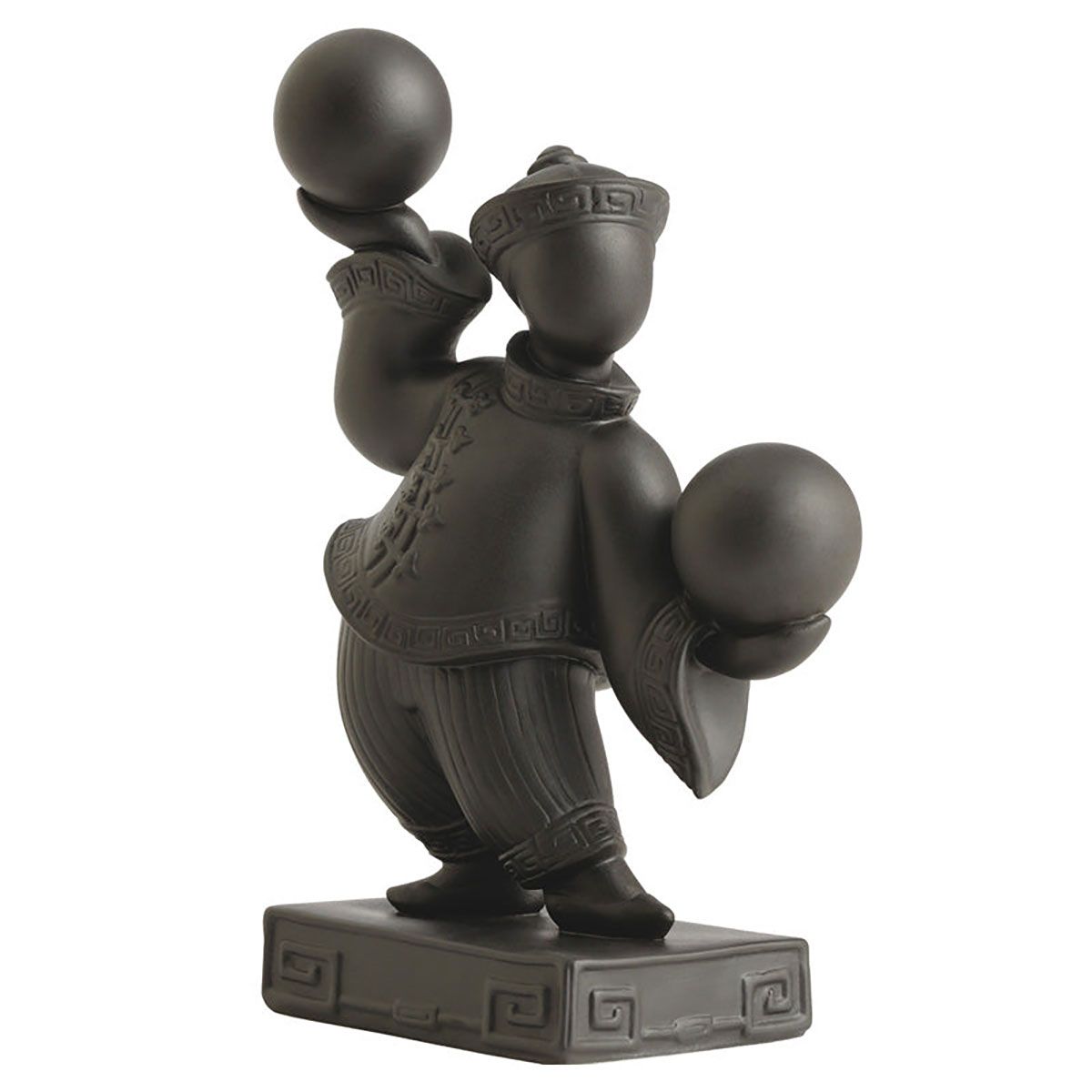 Jean Boggio Baby Circus Bei Boy With Ball Figurine Black JB00705B