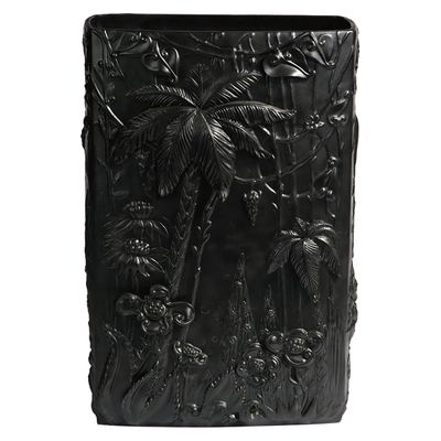 Jean Boggio Extraordinary Garden Rectangular Vase Black JB00233B