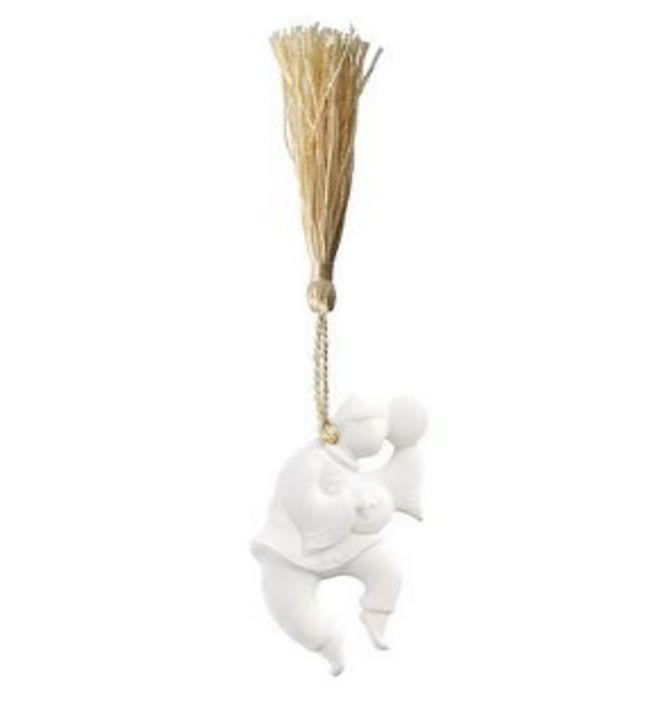 Jean Boggio Christmas Charm Bao Bao With Ornament White Bisque JB00938