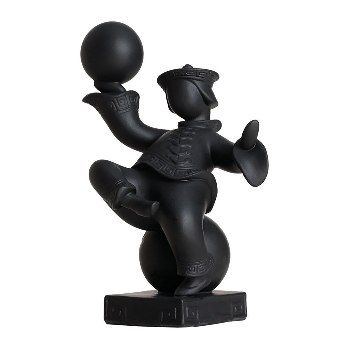 Jean Boggio Baby Circus Hao Hao Boy With Balls Figurine Black JB00866B