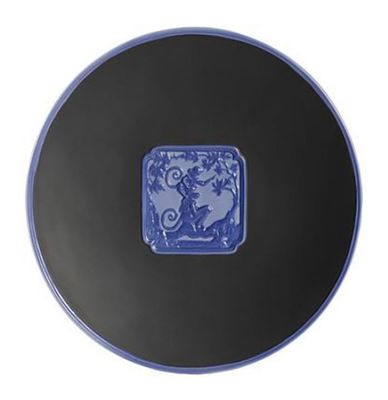 Jean Boggio Marmosets Dessert Plate Black Violet JB00515BPU