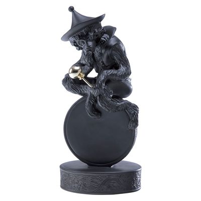 Jean Boggio Marmoset With Tambour Figurine Black JB00359B