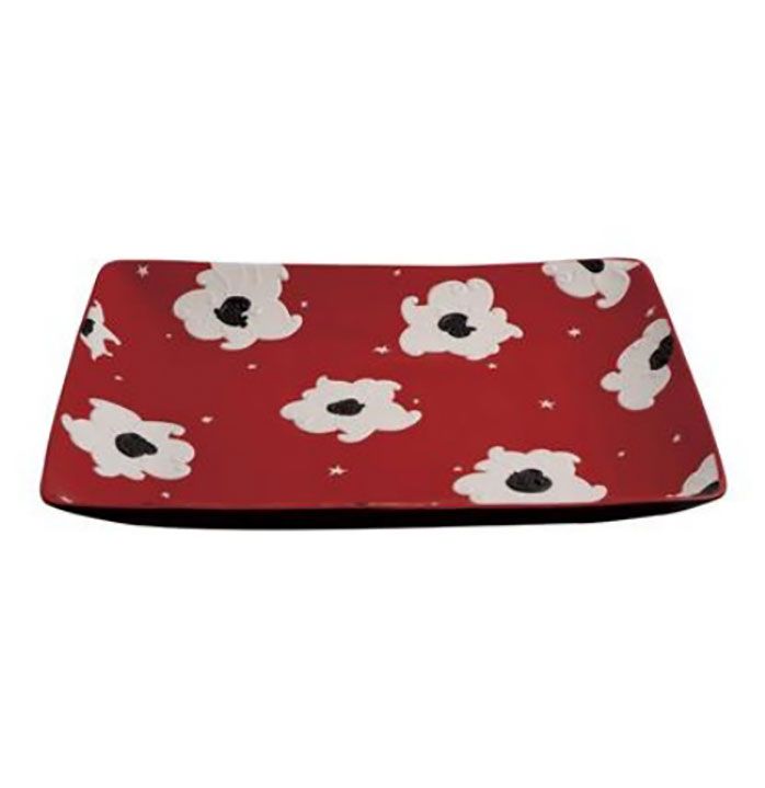 Jean Boggio Dreams of China Tea Tray Red JB00259