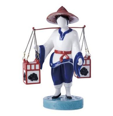 Jean Boggio Street Vendor Figurine Color JB00368