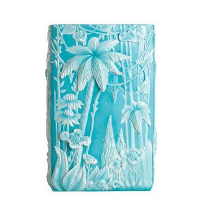 Jean Boggio Extraordinary Garden Rectangular Vase Turquoise Light Turquoise JB00233TL