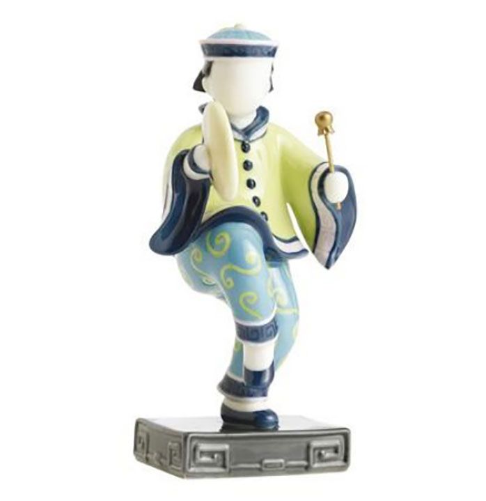 Jean Boggio Baby Circus Bao Boy With Gong Figurine JB00704