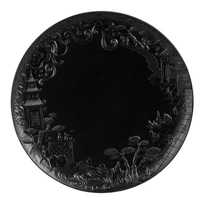Jean Boggio China Impression Main Course Plate Black JB00316B