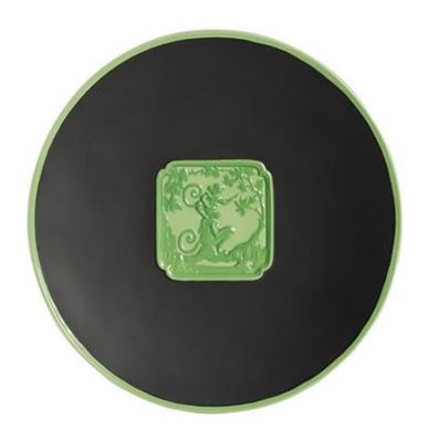 Jean Boggio Marmosets Dessert Plate Black Jade JB00515BG