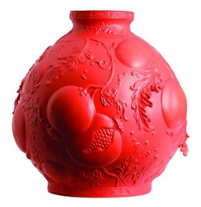 Jean Boggio Summer Garden Large Vase Red JB00686R
