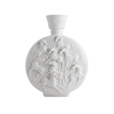 Jean Boggio Horse Mid Size Vase White JB00904WG