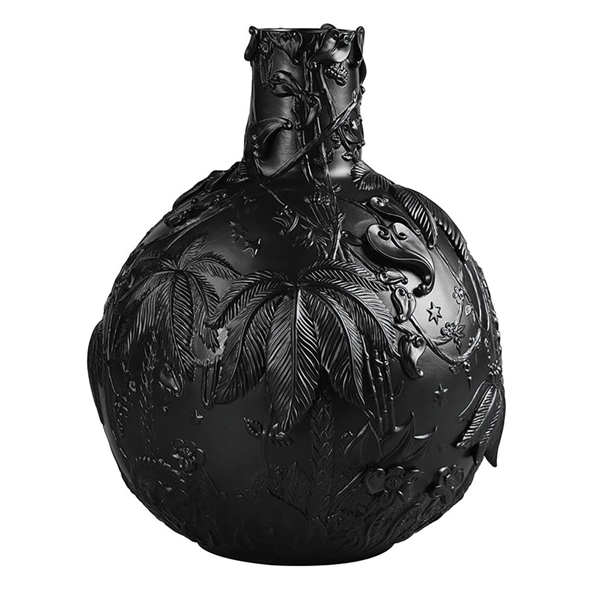 Jean Boggio Extraordinary Garden Round Vase Black JB00122B