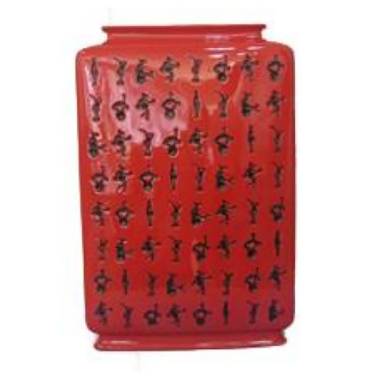 Jean Boggio Once Upon A Time Vase Orange Black JB00701OB
