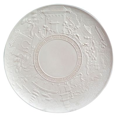 Jean Boggio China Impression Serving Plate White JB00317W