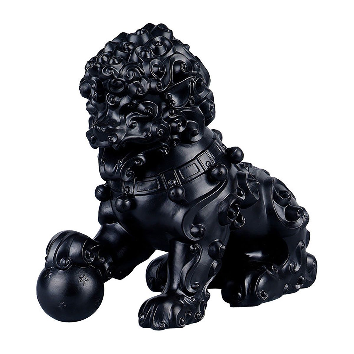 Jean Boggio Lion Figurine Black JB00276B