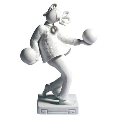 Jean Boggio The Dancer With Balloons Figurine White JB00271W