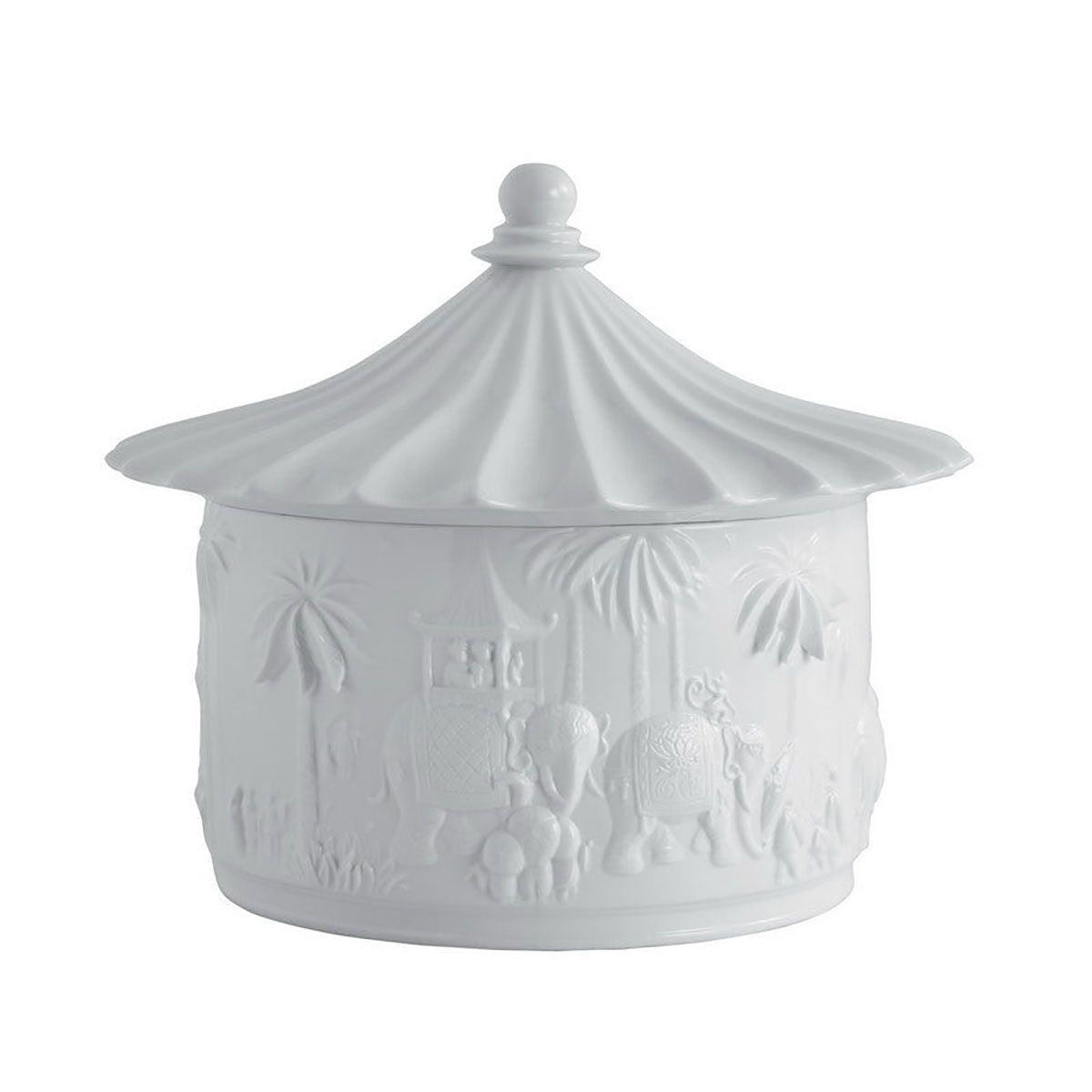 Jean Boggio Xiang Large Covered Box White JB00925WG