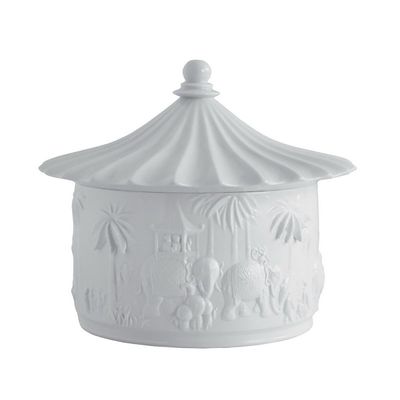 Jean Boggio Xiang Large Covered Box White JB00925WG