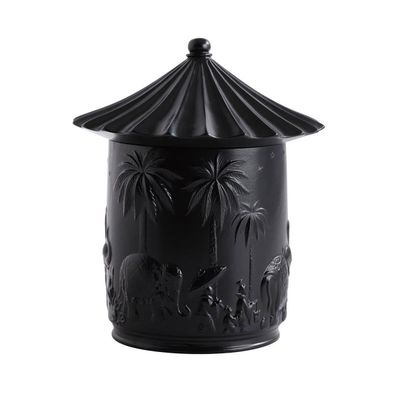 Jean Boggio Xiang Small Covered Box Black Mat JB00927B