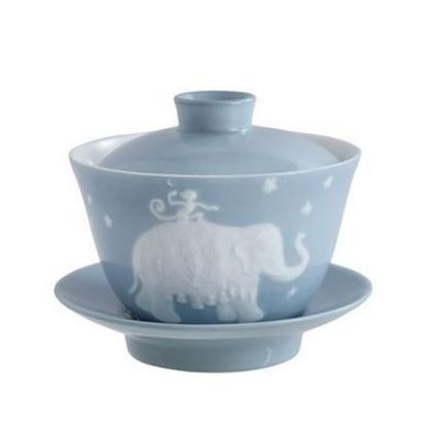 Jean Boggio Xiang Covered Chinese Tea Cup JB00918