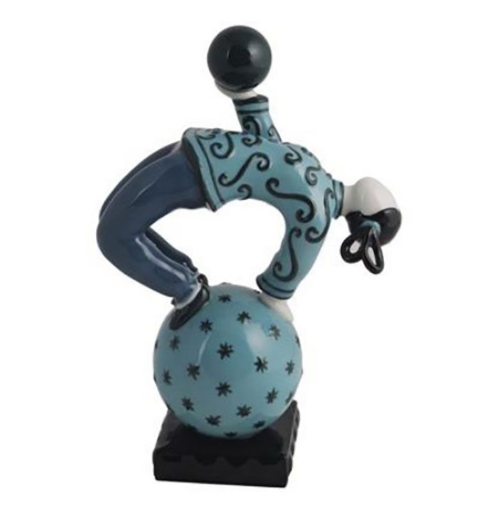 Jean Boggio The Acrobat of The Sky Figurine Turquoise JB00268