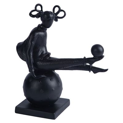 Jean Boggio The Equilibrist With Stars Figurine Black JB00273B