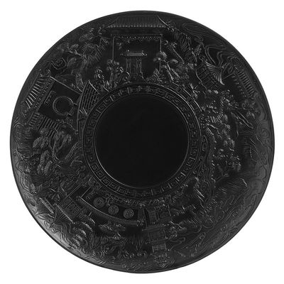 Jean Boggio China Impression Serving Plate Black JB00317B
