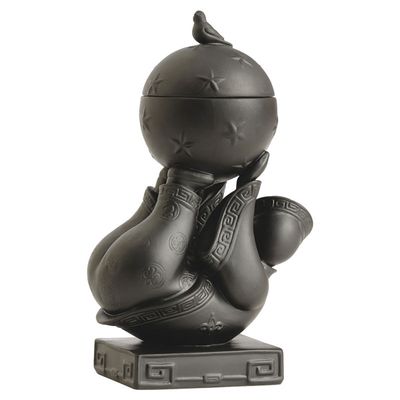 Jean Boggio Baby Circus An Boy With Big Ball Covered Box Figurine Black JB00707B
