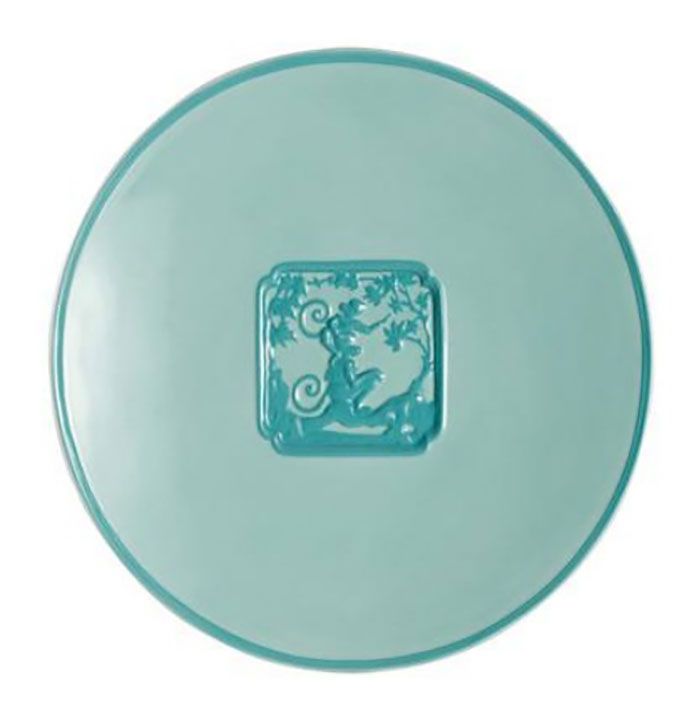 Jean Boggio Marmosets Dessert Plate Turquoise JB00515