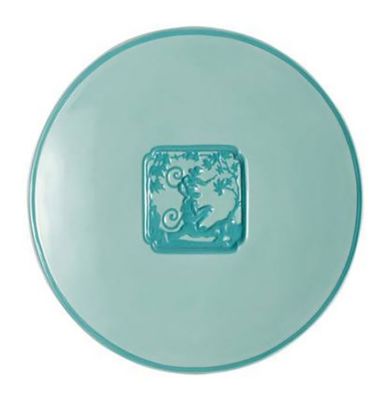 Jean Boggio Marmosets Dessert Plate Turquoise JB00515