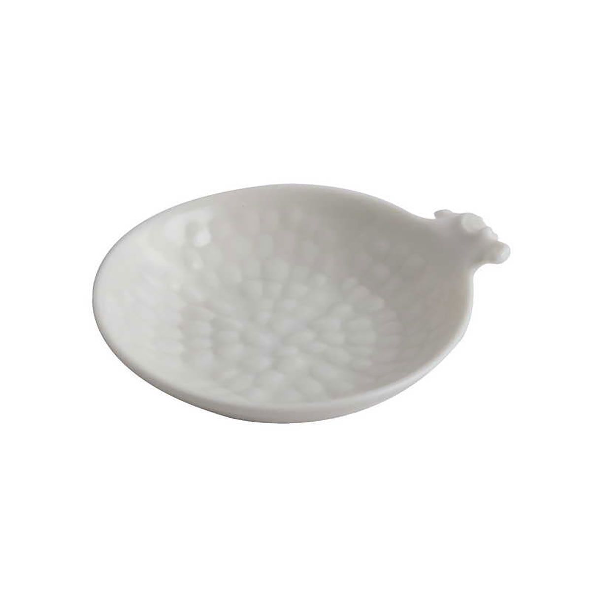 Jean Boggio Pomegranate Dessert Ornamental Plate White JB00930WG
