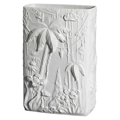 Jean Boggio Extraordinary Garden Rectangular Vase White JB00233