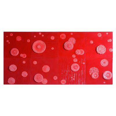 Jean Boggio Summer of Life Tiles Orange Set of 8 JB00682O