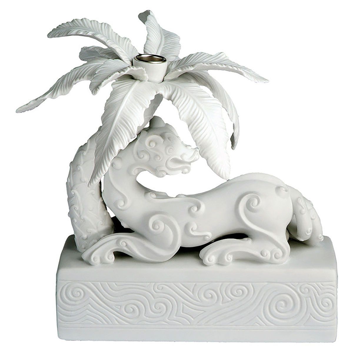 Jean Boggio Candleholder Pi Xiu White JB00312W