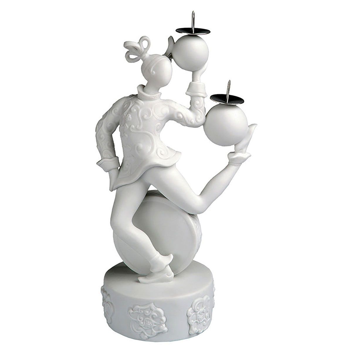 Jean Boggio Candleholder Mademoiselle Han White JB00311W