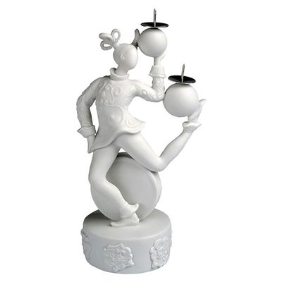 Jean Boggio Candleholder Mademoiselle Han White JB00311W