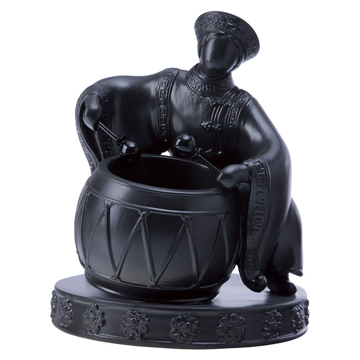 Jean Boggio Boy With A Tambour Figurine Black JB00371B