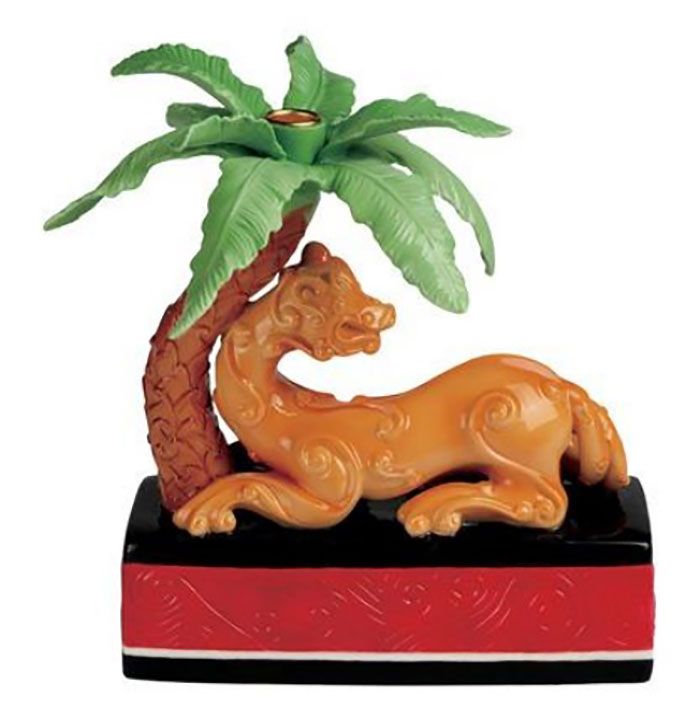 Jean Boggio Candleholder Pi Xiu Orange JB00312