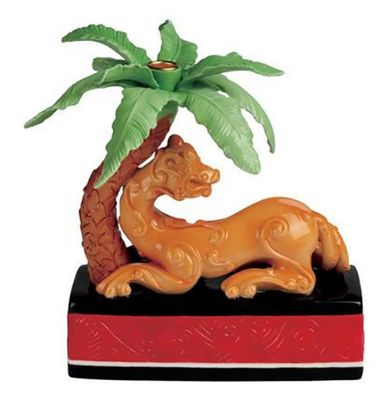 Jean Boggio Candleholder Pi Xiu Orange JB00312