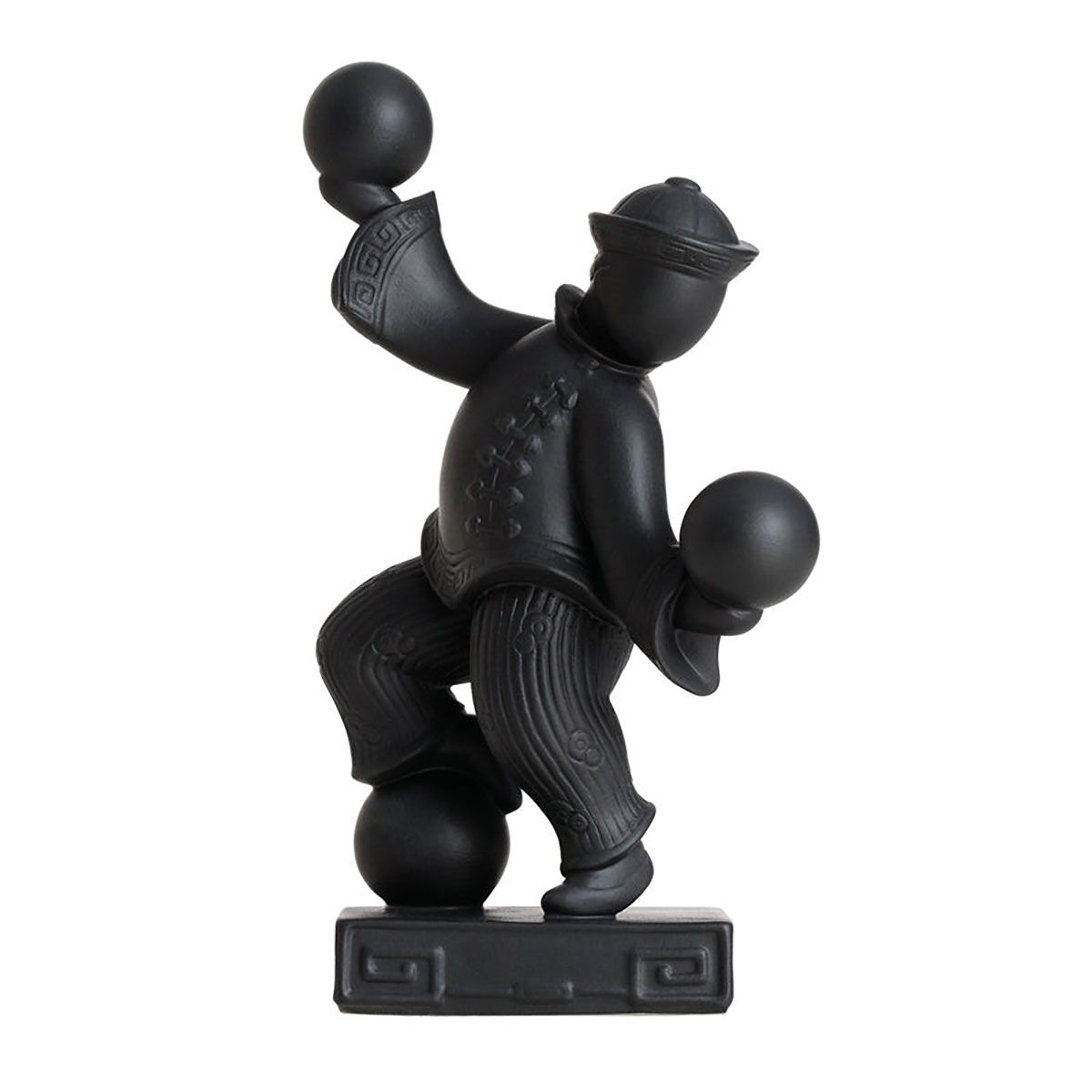 Jean Boggio Baby Circus Chi Chi Boy With Balls Figurine Black JB00868B