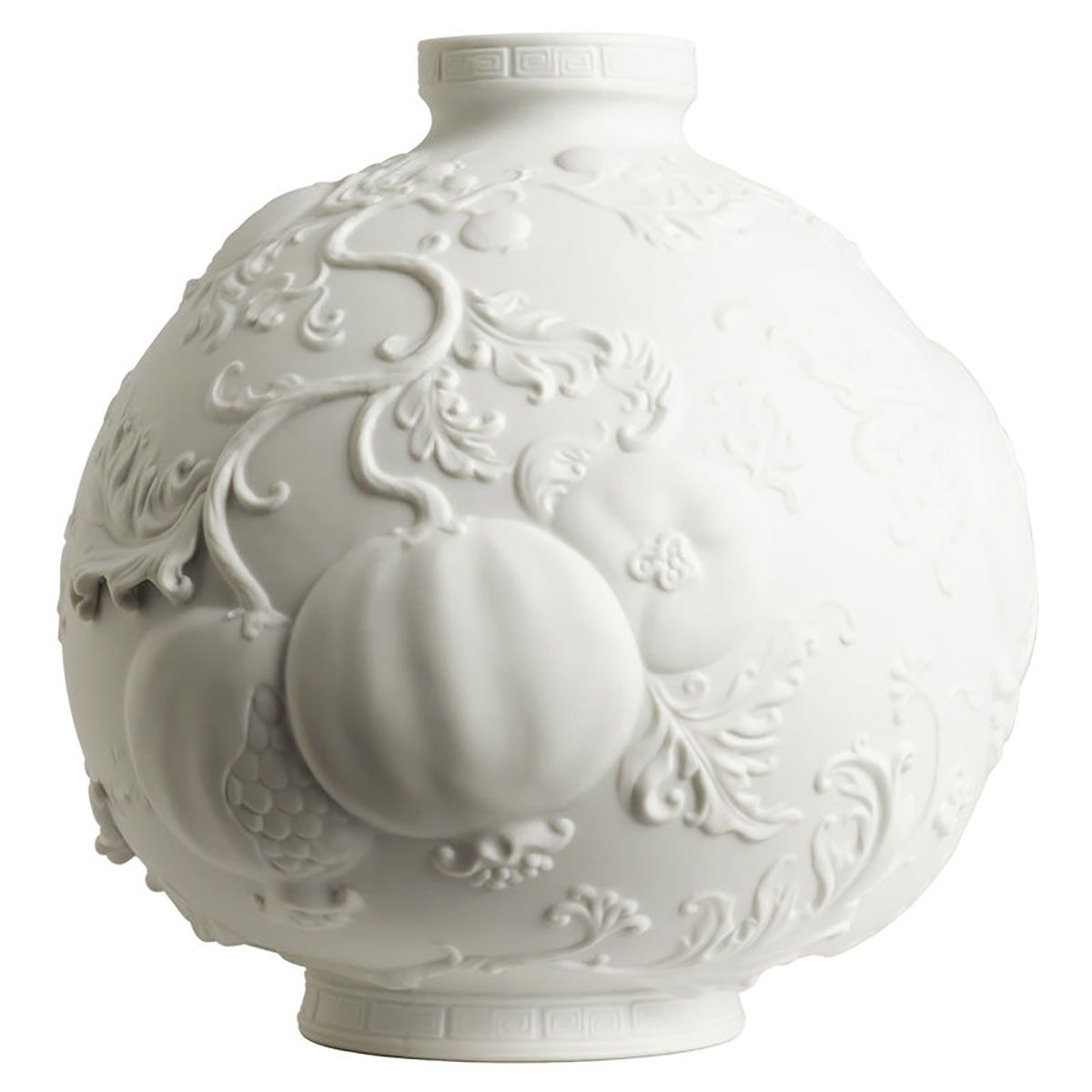 Jean Boggio Summer Garden Small Vase White Bisque JB00688W